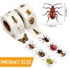 Dazoratix Insect Bug Stickers Rolls - 1000Pcs Small Animal Sticker Ladybird Beetle Butterfly Decals Aesthetics Self-Adhesive Labels for Kids School Prizes Rewards Classroom Teaching view 2