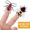 Dazoratix Insect Bug Stickers Rolls - 1000Pcs Small Animal Sticker Ladybird Beetle Butterfly Decals Aesthetics Self-Adhesive Labels for Kids School Prizes Rewards Classroom Teaching view 4