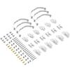 for WPL Steel Shock Absorber Suspension Leaf Springs for WPL B16 B36 for JJRC Q60 Q63 Q75 1/16 6WD 6X6 RC Car Upgrade Parts Accessories(Silver) view 1