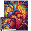 1000 Piece Jigsaw Puzzles for Adults Graffitic Men Heart Painting Jigsaw Puzzle Human Organ 1000 Pieces Puzzles Game Scandinavia Wall Decor DIY Craft Medical Anatomy Puzzle Art Hospital Decor(Red) view 1