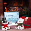 BANBBUR 12 Pack Christmas Stocking Stuffers for Kids,Christmas Crafts for Kids,Modeling Clay DIY Build a Snowman Crafts Kit Bulk Christmas Gifts Activities view 2