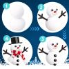 BANBBUR 12 Pack Christmas Stocking Stuffers for Kids,Christmas Crafts for Kids,Modeling Clay DIY Build a Snowman Crafts Kit Bulk Christmas Gifts Activities view 4
