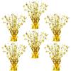Crowye 6 Pcs Metallic Foil Spray Centerpiece Party Star Fall Table Decoration Valentine's Day New Year 2026 Table Decor for Birthday Party Holiday(Gold,Medium Star) view 1