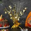 Crowye 6 Pcs Metallic Foil Spray Centerpiece Party Star Fall Table Decoration Valentine's Day New Year 2026 Table Decor for Birthday Party Holiday(Gold,Medium Star) view 2