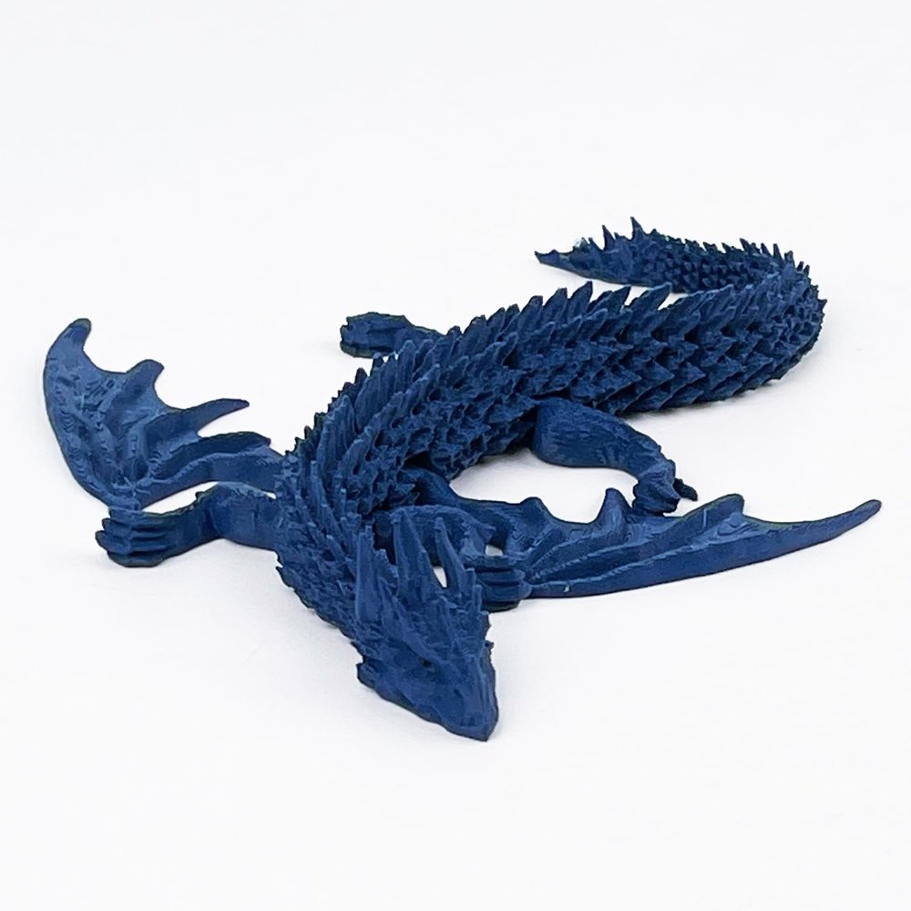 EMM-MaMaLike 3D Printed Dragon Flying Dragon in, Fidget Toy for Birthday Gift, Flexible Desk Figure Decor