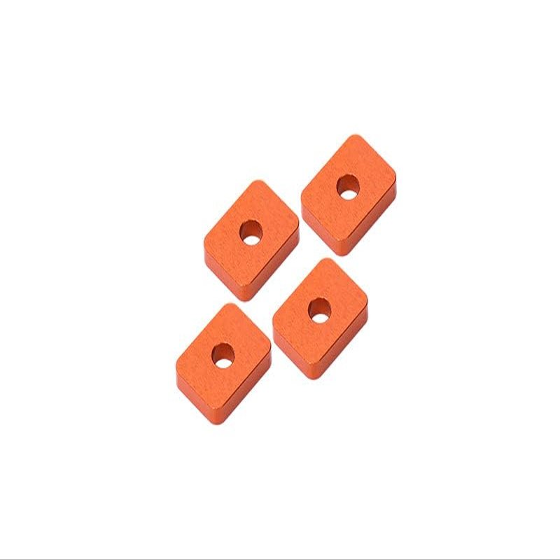 Aluminum 7075 Alloy Anodized with Hardening Differential Gear Spacers for Traxxas 1:5 XRT 8S / X Maxx 6S 8S / X Maxx Ultimate 8S / XRT Ultimate 8S Upgrades - Orange