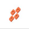 Aluminum 7075 Alloy Anodized with Hardening Differential Gear Spacers for Traxxas 1:5 XRT 8S / X Maxx 6S 8S / X Maxx Ultimate 8S / XRT Ultimate 8S Upgrades - Orange view 1