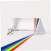Tuimiyisou Prism Refractor Optical Crystal Prism Refractor Rainbow Maker Glass Light Prism for Science Teaching Spectrum Physics Photography Decoration 4PCS view 4