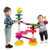 WEofferwhatYOUwant Potty Ball Drop Tower  Toddler STEM 22 Piece Toy with Lemon Toilet, 45 Hour LED Motion Activated Light-up Balls, Stackable Marble Run Ramps | Motor Skill Sensory Play. Ages 13 view 3