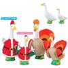 Fox Valley Traders Gaggleville Santa and Turkey Goose, Baby and Outfits Bundle view 2