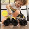 TOMY Monster Treads John Deere Roaring Rev Up Hauler Monster Truck Toy Set - Includes Monster Truck, Trailer, and John Deere Gator - Construction Toys with Hauling Action - 3 Count view 3