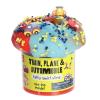 Aurora Toys Gooey Poppy Slime Co. Train, Plane, & Automobile Slime Toy - Sensory Play for Fun Playdates - for Kids 5+ Years, Adults, and Parents - Blue 11.3 oz view 1