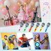 18 Pcs Inflatable Rock Star Instrument Set Include Inflatable Microphone 2 Inflata Guitar 1 Mobile Phone Recorder Piano Saxophone Bass 4 Lute with 1 Pump for 80s 91s Themed Birthday Party Decorations view 4