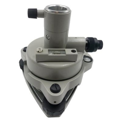 Grey Three-Jaw Tribrach with Adaptor with Optical Plummet