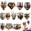 Minatee 24 Pcs Jurassic Dinosaur Party Decorations Dino Masks Birthday Decorations for Kids Party Supplies Animal Mask Theme Birthday Gifts for Boys Girls view 1