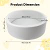 Ball Pit for Toddlers, 35.4"x 11.8" Foam Ball Pits for Babies, Indoor Soft Round Baby Playpen for Kid, Ideal Gift for Toddlers,Grey (Balls not Included) view 4