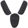 3 in 1 Car Seat Strap Covers, Stroller Belt Covers for Baby Kids, Baby Shoulder Strap and Crotch Harness Pads, Car Seat Strap Covers for Car Seats, Pushchair, Stroller Belts (Black) view 1