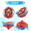 Wotean Gyros Turbos Set, 4D Arena Metal Fusion Battles Gyros, with Battling Top Launcher, Gift Sets for Kids,B163+B173-1 view 4