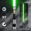 DAMIENSABER Upgrade RGB3.0 Light Saber, Motion Control Smooth Swing Light Sabers,16 Sound Fonts Saber with Infinite Color Changing,Obiwan Light Saber for Adults, Metal Hilt view 3