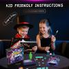 Nicella Magic Kit - 208+Magic Tricks for Kids Age 6-8, Magic Set with Manual and Video for Beginners and Kids, Christmas Halloween Birthday Gifts Toys for Ages 6 7 8 9 10 11 12 Years Old Boys Girls view 4