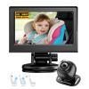 BTLMEMO Baby Car Camera Monitor for Backseat - Baby Car Mirror - Safety Rear Facing Infant Back Seat Camera with 4.3" Display, HD 1080P, Night Vision, Easy Installation - Black view 1
