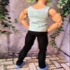 BQ?Power  Basic Tank Top for 12" Ken Dolls, 1/6 Scale / 23. Gray Pull-on Style view 4