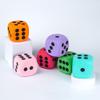6Pcs EVA Foam Dice,3.15" Large Dice Educational Toy,Blank Slate Board Game to Get Your Lucky Numbers for Parties and Gifts view 3