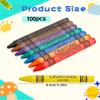 Tivcck 100 Sets of 8-Pack Crayons, 8 Colors, 800 Total, Perfect for Schools, Parties & Gifts view 2