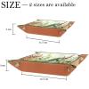 Garden Magical Unicorn Microfiber Leather Dice Trays Folding for RPG DND Table Games, Leather Dice Holder Storage Box Portable Folding Rolling Dice Tray, 20.5x20.5cm view 4