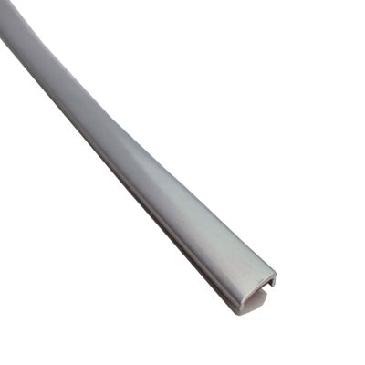 16 ft Self Adhesive Edge Guard Edge Protector Strip U Channel Edge Banding U-Shape Corner and Edge Bumper Guards, Edge Protector for Cabinet Repair, Molding Trim Bar Edging(Matte silver,7.5mm)
