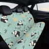 NWTRJ Lovely Pandas Car Back Seat Covers Soft Waterproof Cars Rear Bench Cushion Covers Dust and Scratch Proof Auto Backrest Protector Cover Universal Fit Most Trucks SUV Van view 4