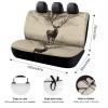 NWTRJ Abstract Tree Elk Picture Car Back Seat Covers Soft Waterproof Cars Rear Bench Cushion Covers Dust and Scratch Proof Auto Backrest Protector Cover Universal Fit Most Trucks SUV Van view 2