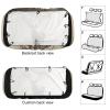 NWTRJ Abstract Tree Elk Picture Car Back Seat Covers Soft Waterproof Cars Rear Bench Cushion Covers Dust and Scratch Proof Auto Backrest Protector Cover Universal Fit Most Trucks SUV Van view 3