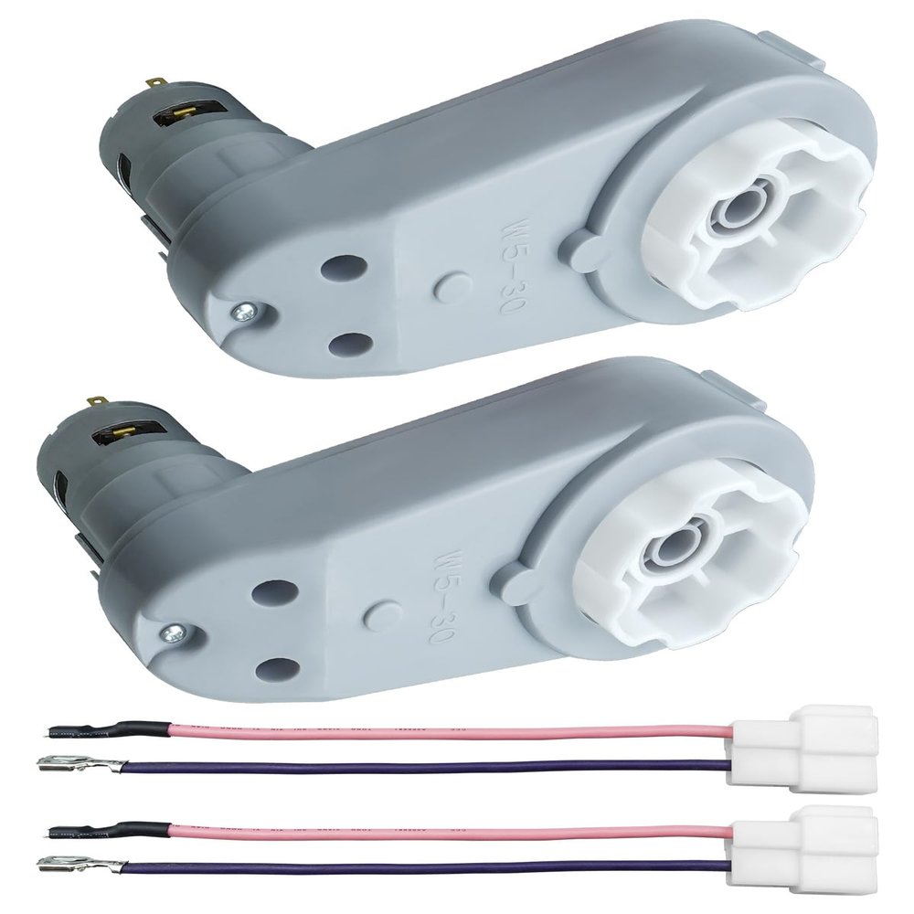 2PCS 24 Volt RS775 Kids Ride On Car Gearbox, 18V-24V Children Electric Car Gearbox High Speed DIY Upgrade Power Wheel for Children Ride On Toys