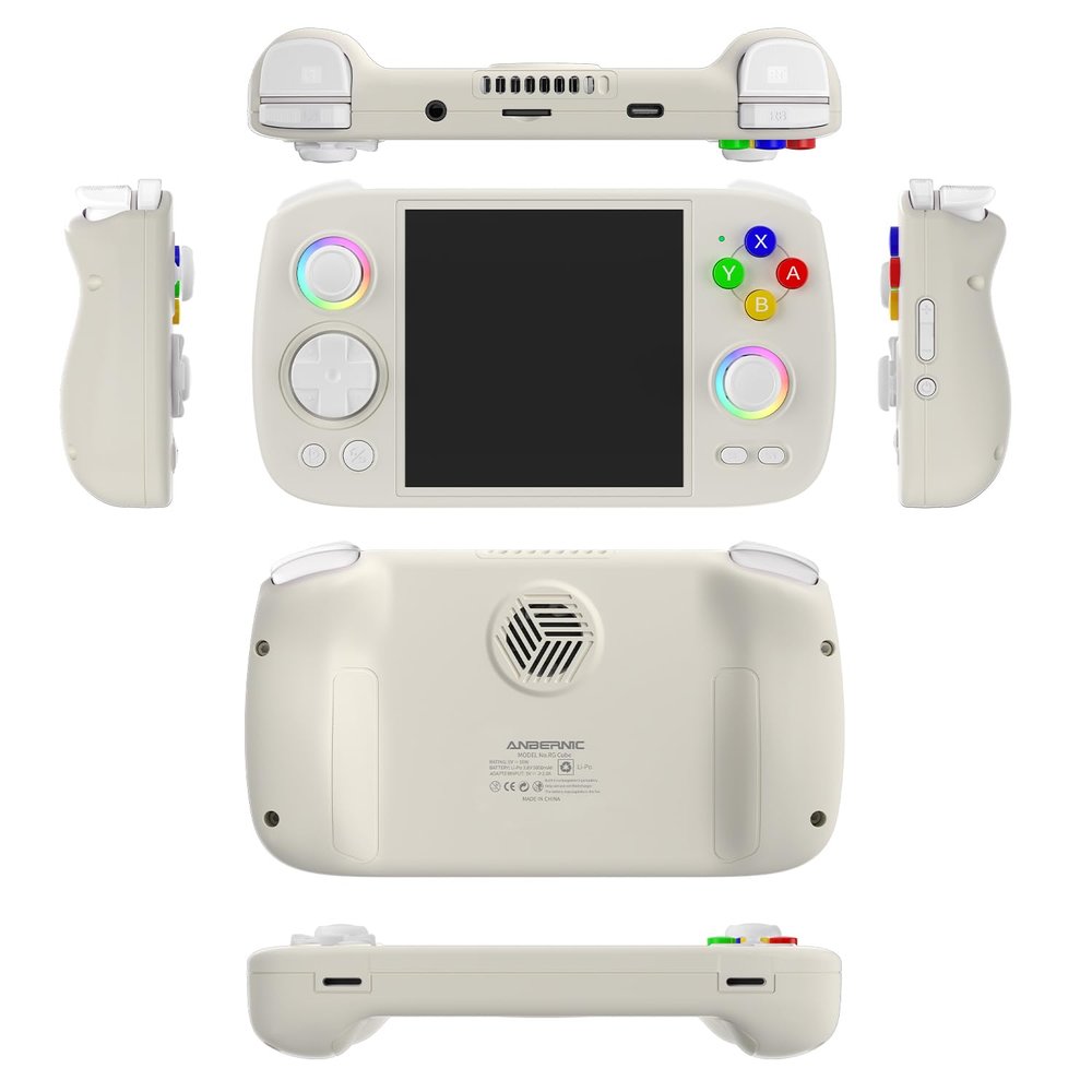 Aivuidbs rgcube Games Handheld 3.95 Inch Multi-Touch Screen Android 13 System Video Game Console Unisoc T820 Processor 5200mAh Battery NO Game Card