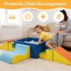 STAOLENE Soft Foam Climbing Blocks with Ball Pit, 6PCS Color Indoor Climbing Toys for Toddler, Climb and Crawl Activity Play Set, Play Gym for Child Development (Balls not Included) view 4