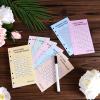 48 Sheets Money Savings Challenges Binder, 6.3x3.54 Inch Budget Tracking Cards Cash Planning Sheets Savings Challenge Binder Refills Funny Gift for Recording Cash (US Dollar Version) view 3