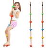 2 Pack 6.59ft Climbing Rope with Knots Colorful Playground Rope Swing Tree Climbing Ropes for Kids Outdoor Swing Set Backyard Accessories view 1