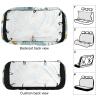 NWTRJ Daisy Car Back Seat Covers Soft Waterproof Cars Rear Bench Cushion Covers Dust and Scratch Proof Auto Backrest Protector Cover Universal Fit Most Trucks SUV Van view 3