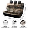 NWTRJ Lighthouse Car Back Seat Covers Soft Waterproof Cars Rear Bench Cushion Covers Dust and Scratch Proof Auto Backrest Protector Cover Universal Fit Most Trucks SUV Van view 2