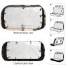 NWTRJ Lighthouse Car Back Seat Covers Soft Waterproof Cars Rear Bench Cushion Covers Dust and Scratch Proof Auto Backrest Protector Cover Universal Fit Most Trucks SUV Van view 3