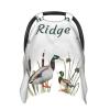 Custom Baby Car Seat Canopy with Name, Personalized Stroller Baby Car Seat Covers for Boys Girls, Minky Nursing Carseat Cover for Breastfeeding, Car Seat Canopies for Infant Newborn(Wild Duck) view 1