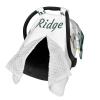 Custom Baby Car Seat Canopy with Name, Personalized Stroller Baby Car Seat Covers for Boys Girls, Minky Nursing Carseat Cover for Breastfeeding, Car Seat Canopies for Infant Newborn(Wild Duck) view 2