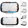 NWTRJ Dolphin On Coral Car Back Seat Covers Soft Waterproof Cars Rear Bench Cushion Covers Dust and Scratch Proof Auto Backrest Protector Cover Universal Fit Most Trucks SUV Van view 3