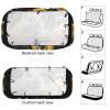 NWTRJ Rabbit and Flower Car Back Seat Covers Soft Waterproof Cars Rear Bench Cushion Covers Dust and Scratch Proof Auto Backrest Protector Cover Universal Fit Most Trucks SUV Van view 3