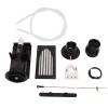 Bnineteenteam RC Boat Pump Jet Water Pusher, Furiong New 1 Set Electric RC Boat Thruster Remote Control Jet Pusher with Compatible for 80 120cm Length Hull (Black view 2
