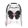 Personalized Baby Car Seat Canopy with Name, Custom Stroller Baby Car Seat Covers for Girls, Minky Nursing Carseat Cover for Breastfeeding, Car Seat Canopies for Infant Newborn(Butterfly Black) view 1