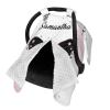 Personalized Baby Car Seat Canopy with Name, Custom Stroller Baby Car Seat Covers for Girls, Minky Nursing Carseat Cover for Breastfeeding, Car Seat Canopies for Infant Newborn(Butterfly Black) view 2