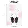 Personalized Baby Car Seat Canopy with Name, Custom Stroller Baby Car Seat Covers for Girls, Minky Nursing Carseat Cover for Breastfeeding, Car Seat Canopies for Infant Newborn(Butterfly Black) view 3