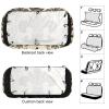 NWTRJ Fleur-de-Lis and Coat Arms Knight Car Back Seat Covers Soft Waterproof Cars Rear Bench Cushion Covers Dust and Scratch Proof Auto Backrest Protector Cover Universal Fit Most Trucks SUV Van view 3